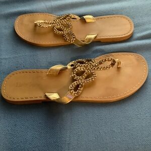 Limelight Jeweled Sandals Size 10 Preowned